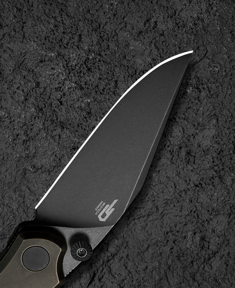 BESTECH ICARUS BT2302B Titanium Handle: 2.65" M390 Blade
