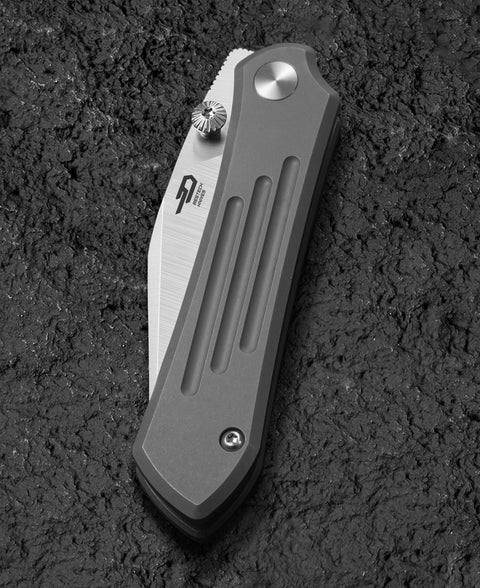 BESTECH ICARUS BT2302C Titanium Handle: 2.65" M390 Blade
