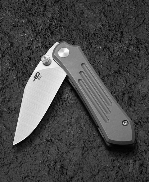 BESTECH ICARUS BT2302C Titanium Handle: 2.65" M390 Blade