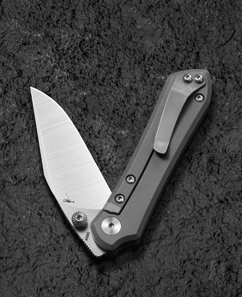 BESTECH ICARUS BT2302C Titanium Handle: 2.65" M390 Blade