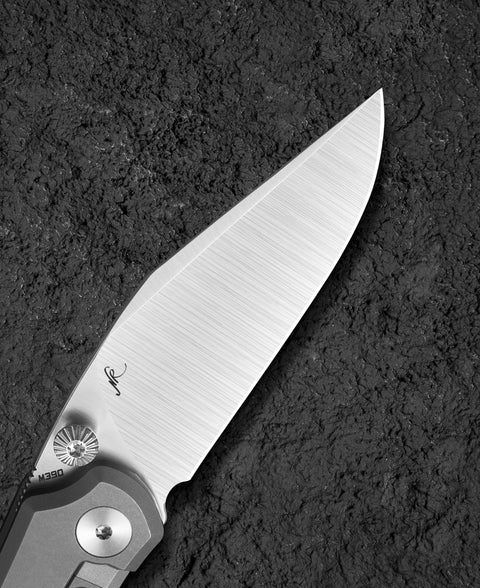 BESTECH ICARUS BT2302C Titanium Handle: 2.65" M390 Blade