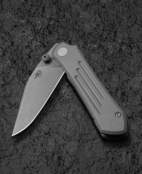 BESTECH ICARUS BT2302D Titanium Handle: 2.65" M390 Blade