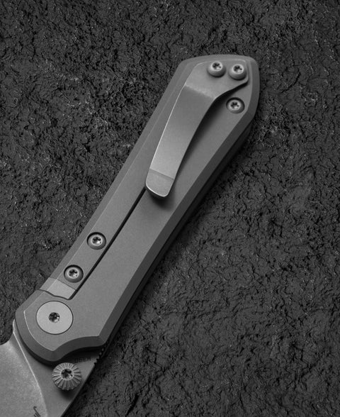 BESTECH ICARUS BT2302D Titanium Handle: 2.65" M390 Blade