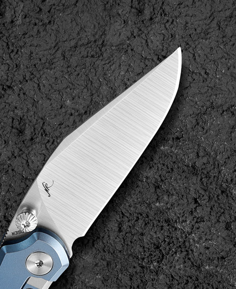 BESTECH ICARUS BT2302E Titanium Handle: 2.65" M390 Blade