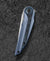 BESTECH BLIND FURY Blue Titanium Silver Carbon Fiber  Inlay Handle: 3.62" Stonewash+Satin M390 Blade BT2303A