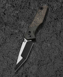 BESTECH CETUS BT2304D Black Bronze Titanium Carbon Fiber Inlay Handle: 3.94