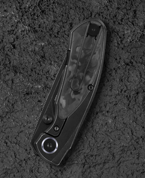 BESTECH LITO BT2307D Titanium+Carbon Fiber Inlay Handle: 2.7" M390 Blade
