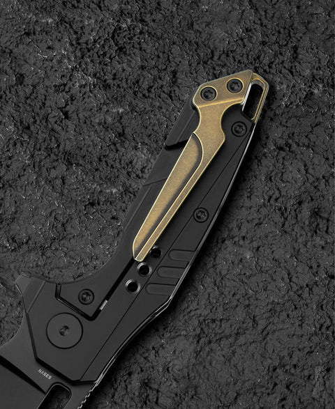 BESTECH NYXIE 3 BT2308D 2.99" S35VN Blade Marble Carbon Fiber Titanium Handle