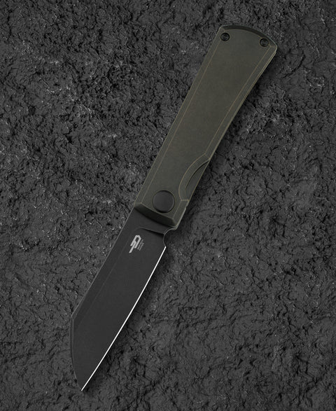 BESTECH BRUV BT2401B 2.95" M390 Blade Titanium Handle