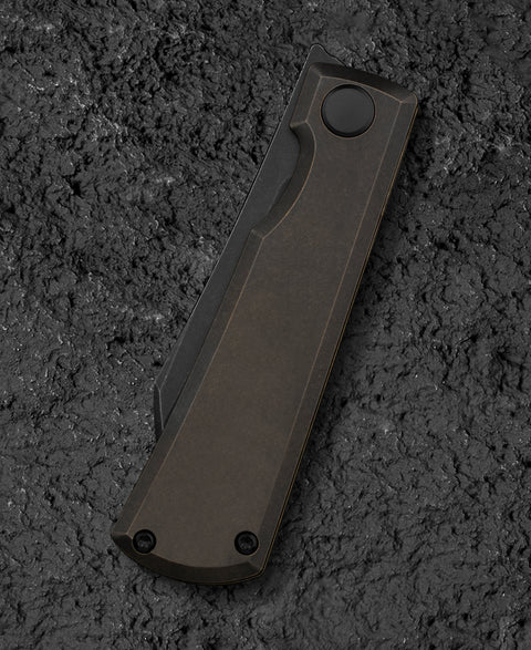 BESTECH BRUV BT2401B 2.95" M390 Blade Titanium Handle