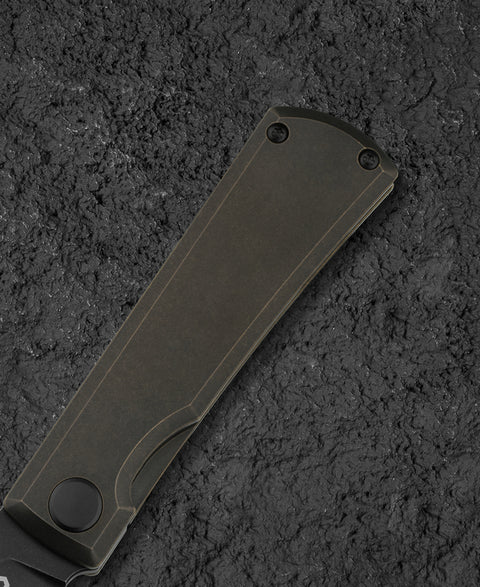 BESTECH BRUV BT2401B 2.95" M390 Blade Titanium Handle