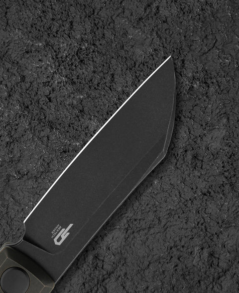 BESTECH BRUV BT2401B 2.95" M390 Blade Titanium Handle