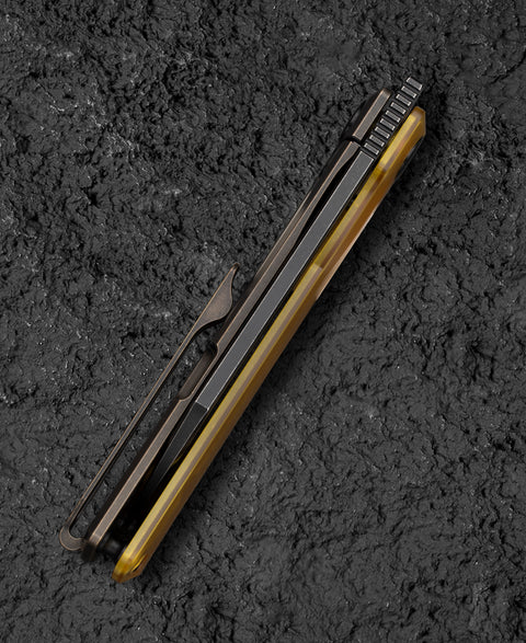 BESTECH BRUV BT2401C 2.95" M390 Blade Titanium+Ultem Handle