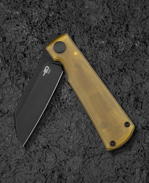BESTECH BRUV BT2401C 2.95" M390 Blade Titanium+Ultem Handle
