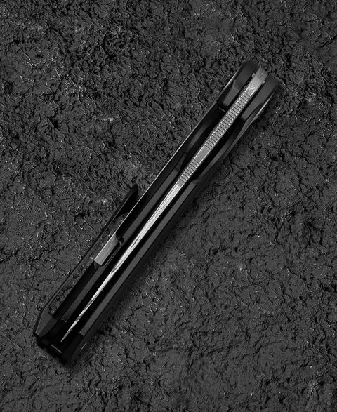 BESTECH SAMBAC BT2402E 3.62" Damasteel Blade Titanium Damasteel Inlay Handle