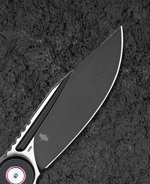 BESTECH SERAPH BT2403C 3.66" M390 Blade Titanium Handle