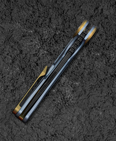 BESTECH SERAPH BT2403D 3.66" M390 Blade Titanium Handle