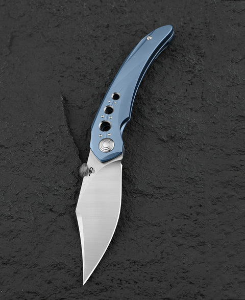 BESTECH RAZON BT2406A 3.87" M-cut Blade Titanium Handle
