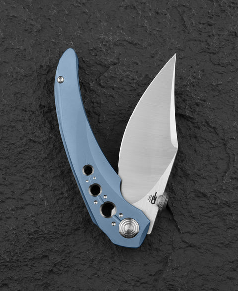 BESTECH RAZON BT2406A 3.87" M-cut Blade Titanium Handle
