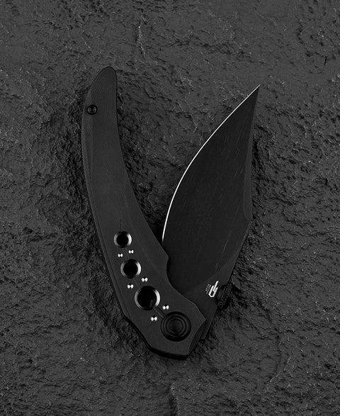 BESTECH RAZON BT2406B 3.87" Magnacut Blade Titanium Handle