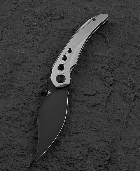 BESTECH RAZON BT2406C 3.87" Magnacut Blade Titanium Handle