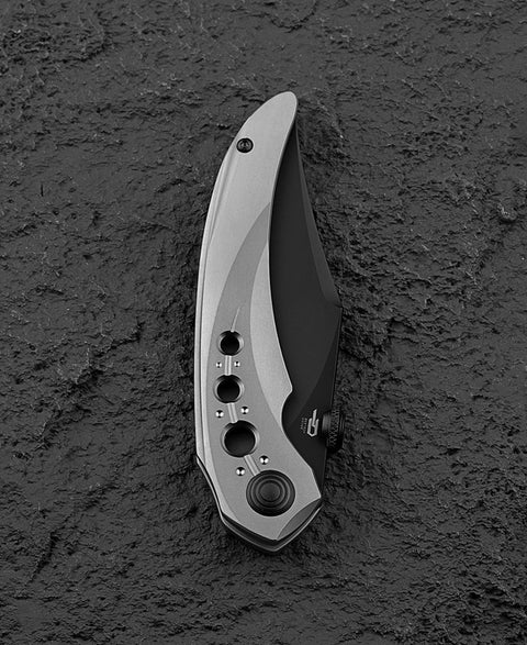 BESTECH RAZON BT2406C 3.87" Magnacut Blade Titanium Handle