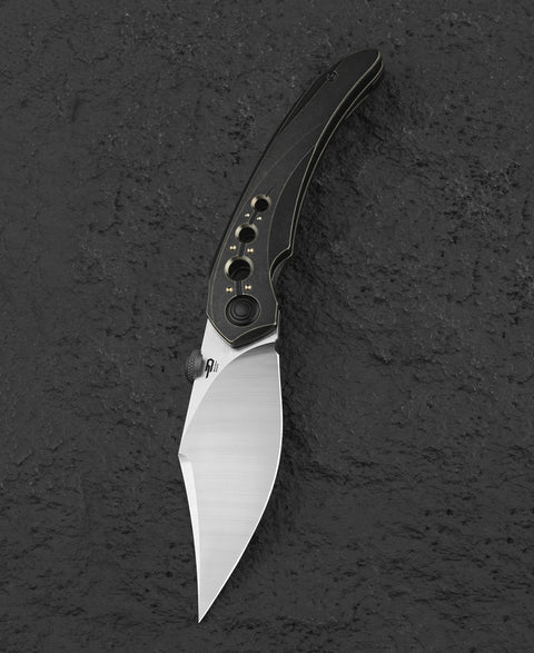 BESTECH RAZON BT2406D 3.87" M-cut Blade Titanium Handle