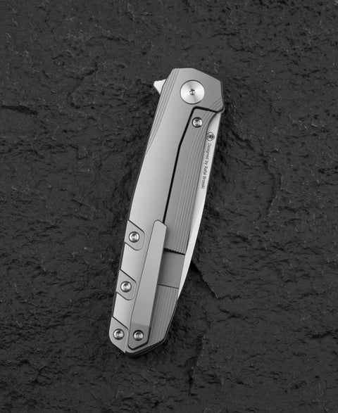 BESTECH 9 BT2408A 3.78" M390 Blade Titanium Handle