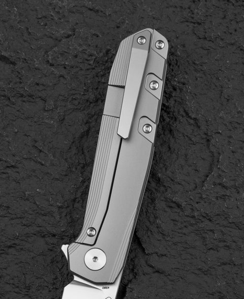 BESTECH 9 BT2408A 3.78" M390 Blade Titanium Handle