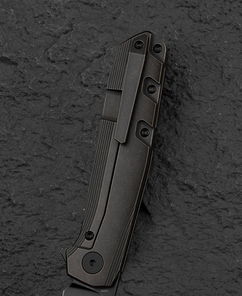 BESTECH 9 BT2408B 3.78" M390 Blade Titanium Handle