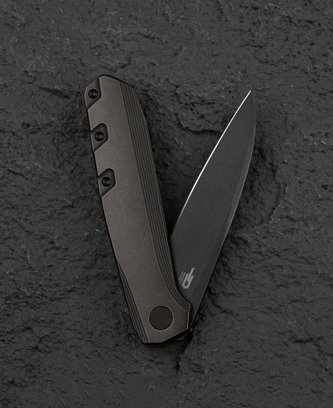 BESTECH 9 BT2408B 3.78" M390 Blade Titanium Handle