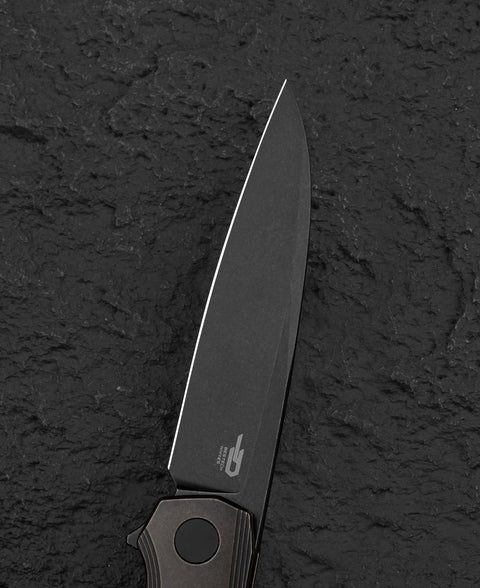 BESTECH 9 BT2408B 3.78" M390 Blade Titanium Handle