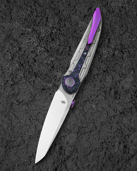 BESTECH PRYDWEN BT2409A 3.68" M-CUT Blade Titanium Handle