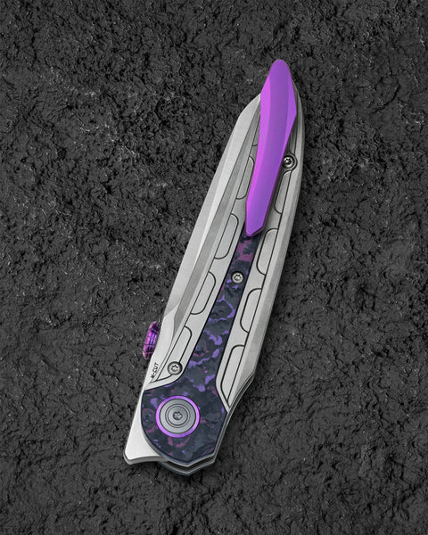 BESTECH PRYDWEN BT2409A 3.68" M-CUT Blade Titanium Handle