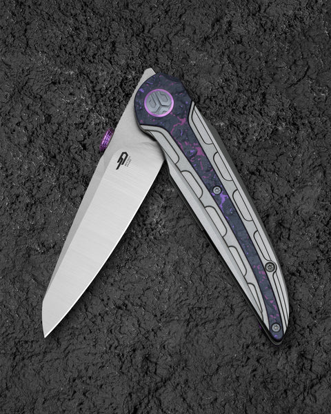 BESTECH PRYDWEN BT2409A 3.68" M-CUT Blade Titanium Handle