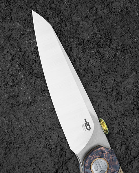BESTECH PRYDWEN BT2409B 3.68" M-CUT Blade Titanium Handle