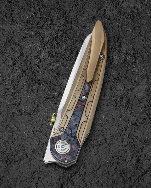 BESTECH PRYDWEN BT2409B 3.68" M-CUT Blade Titanium Handle