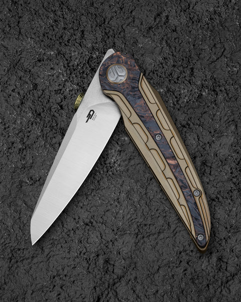 BESTECH PRYDWEN BT2409B 3.68" M-CUT Blade Titanium Handle