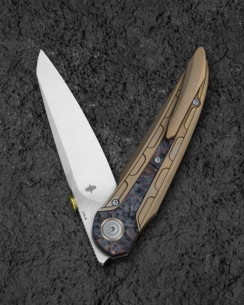 BESTECH PRYDWEN BT2409B 3.68" M-CUT Blade Titanium Handle
