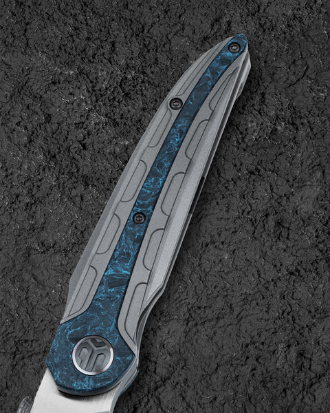 BESTECH PRYDWEN BT2409C 3.68" M-CUT Blade Titanium Handle