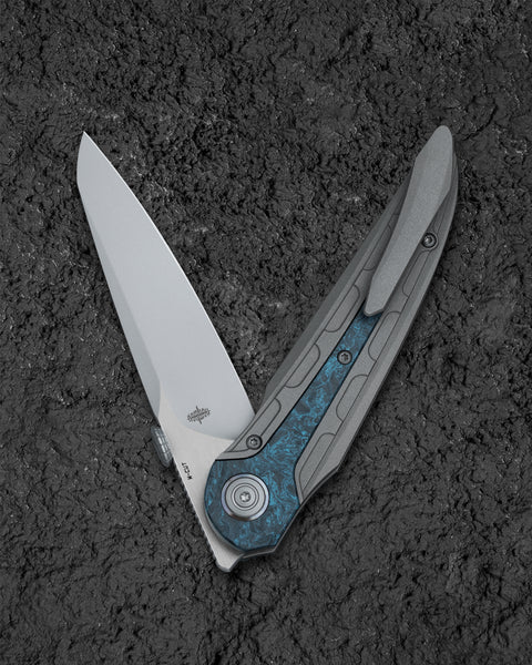BESTECH PRYDWEN BT2409C 3.68" M-CUT Blade Titanium Handle