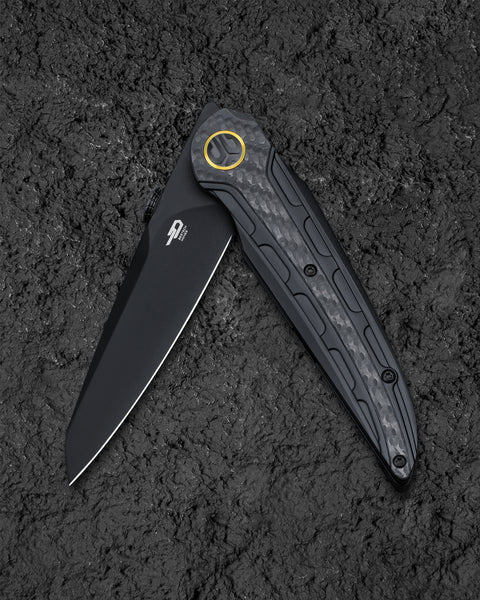 BESTECH PRYDWEN BT2409D 3.68" M-CUT Blade Titanium Handle