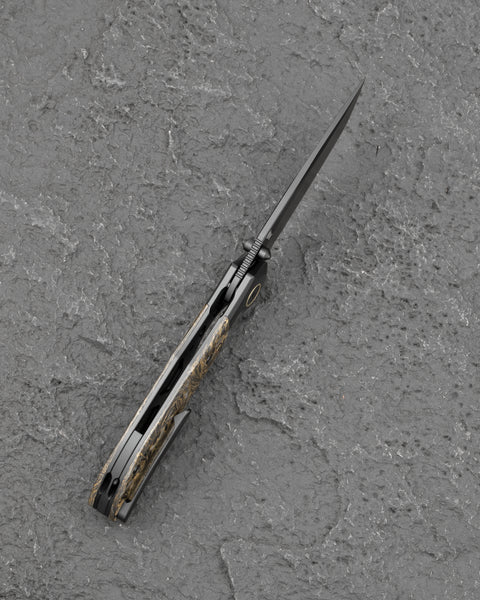 BESTECH Constellation BT2501C 3.055" M-CUT Blade Titanium Handle
