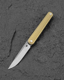 BESTECH INK BT2502B Bronze Titanium Handle 3.13'' M-Cut Blade