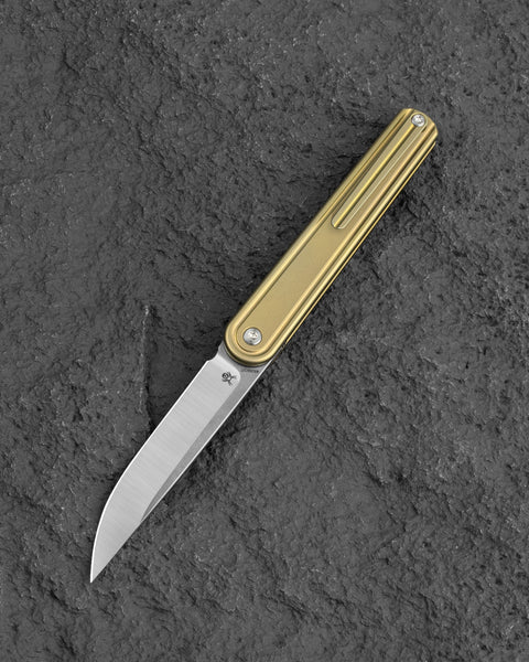 BESTECH INK BT2502B Bronze Titanium Handle 3.13'' MagnaCut Blade