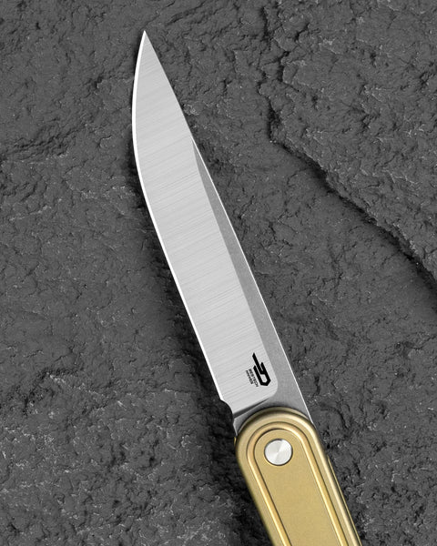BESTECH INK BT2502B Bronze Titanium Handle 3.13'' MagnaCut Blade