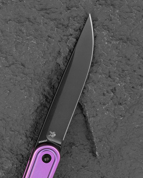 BESTECH INK BT2502C Purple Titanium Handle 3.13'' MagnaCut Blade