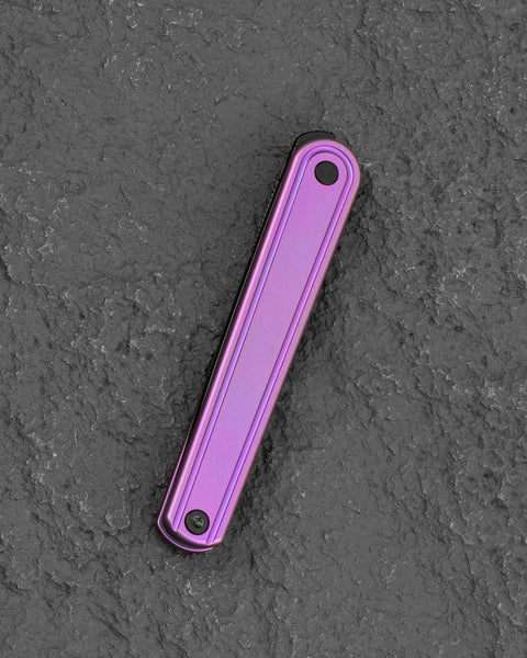 BESTECH INK BT2502C Purple Titanium Handle 3.13'' MagnaCut Blade