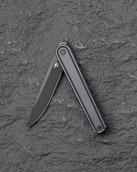 BESTECH INK BT2502D Black Titanium Handle 3.13'' MagnaCut Blade