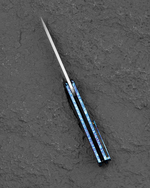 BESTECH INK BT2502E Anodizing Titanium Handle 3.13'' MagnaCut Blade